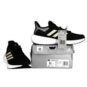 B5 NIB ADIDAS Pureboost Jet Black Running Shoes GW0907 Size 5.5